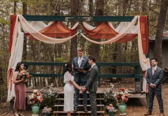 wedding at the campfire circle