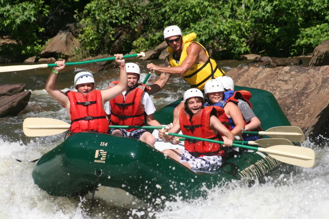 rafting on the ocoee